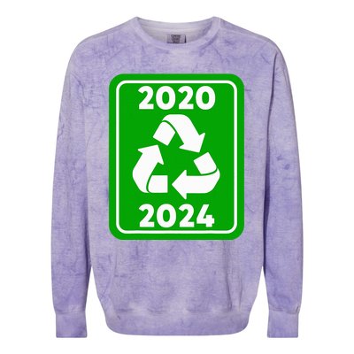 Trump Garbage Colorblast Crewneck Sweatshirt