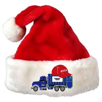 Trump Garbage Truck Garbage For Trump Premium Christmas Santa Hat