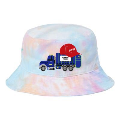 Trump Garbage Truck Garbage For Trump Tie Dye Newport Bucket Hat