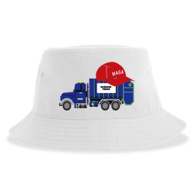 Trump Garbage Truck Garbage For Trump Sustainable Bucket Hat