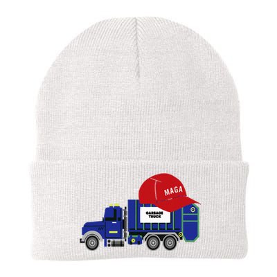 Trump Garbage Truck Garbage For Trump Knit Cap Winter Beanie