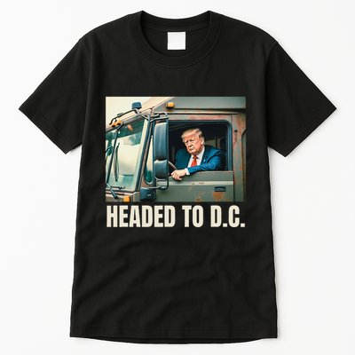 Trump Garbage Truck Headed To D C Trash Truck Funny Maga Tall T-Shirt