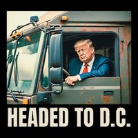 Trump Garbage Truck Headed To D C Trash Truck Funny Maga Bucket Hat