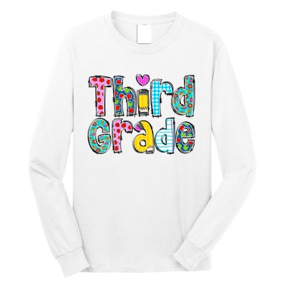 Third Grade Teacher Back To School 3rd Teacher Life Long Sleeve Shirt