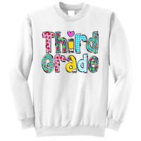 Third Grade Teacher Back To School 3rd Teacher Life Sweatshirt