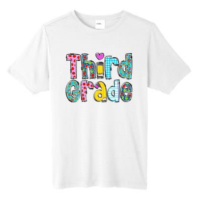 Third Grade Teacher Back To School 3rd Teacher Life Tall Fusion ChromaSoft Performance T-Shirt