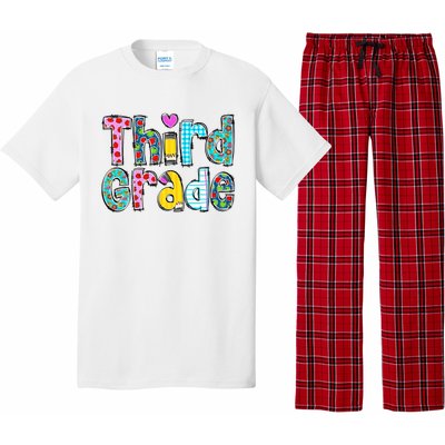 Third Grade Teacher Back To School 3rd Teacher Life Pajama Set