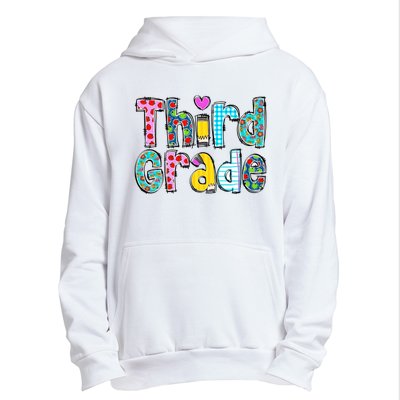 Third Grade Teacher Back To School 3rd Teacher Life Urban Pullover Hoodie