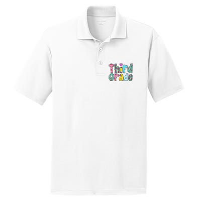 Third Grade Teacher Back To School 3rd Teacher Life PosiCharge RacerMesh Polo