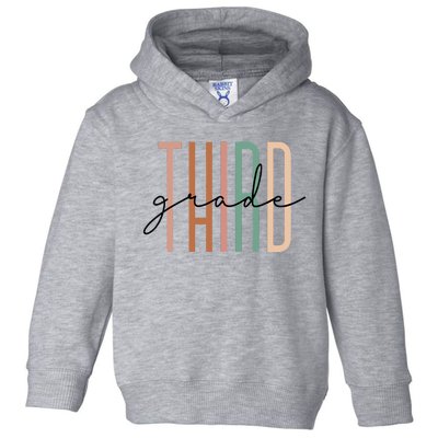 Third Grade Teacher Team 3rd Grade Squad Toddler Hoodie