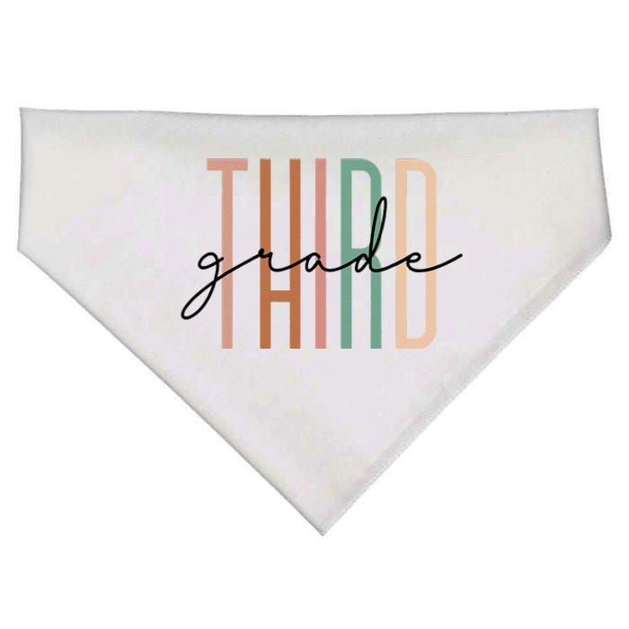 Third Grade Teacher Team 3rd Grade Squad USA-Made Doggie Bandana