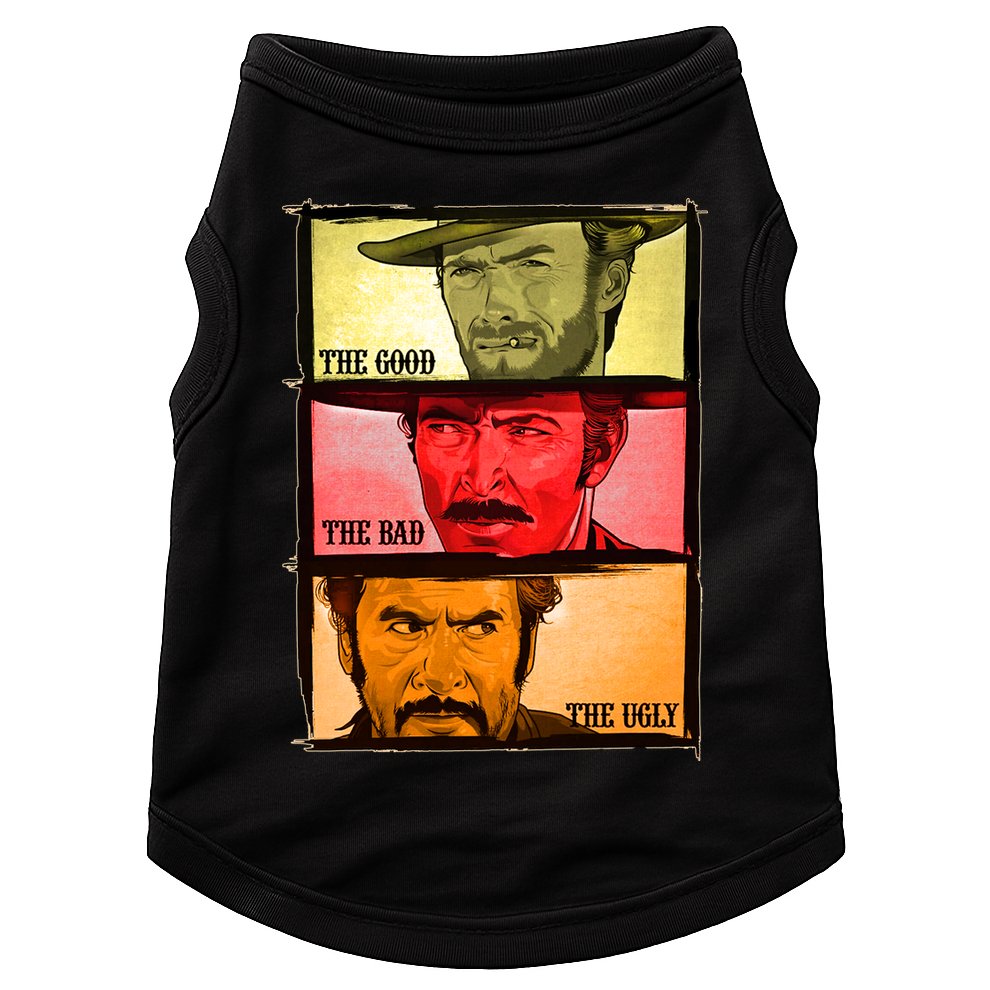 The Good, The Bad, & The Ugly Blondie, Tuco And Angle Eyes Doggie Tank