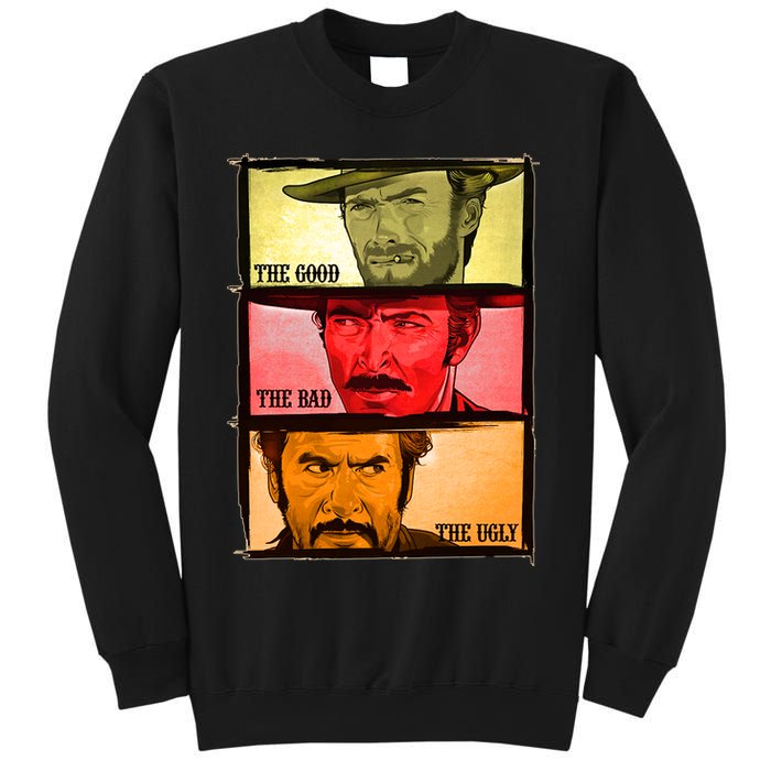 The Good, The Bad, & The Ugly Blondie, Tuco And Angle Eyes Sweatshirt