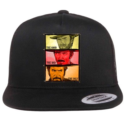 The Good, The Bad, & The Ugly Blondie, Tuco And Angle Eyes Flatbill Hat
