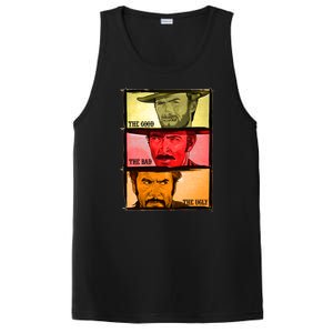 The Good, The Bad, & The Ugly Blondie, Tuco And Angle Eyes PosiCharge Competitor Tank