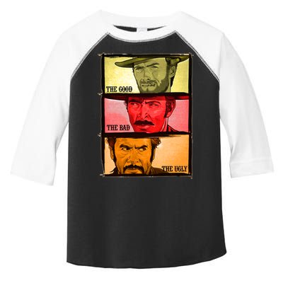 The Good, The Bad, & The Ugly Blondie, Tuco And Angle Eyes Toddler Fine Jersey T-Shirt