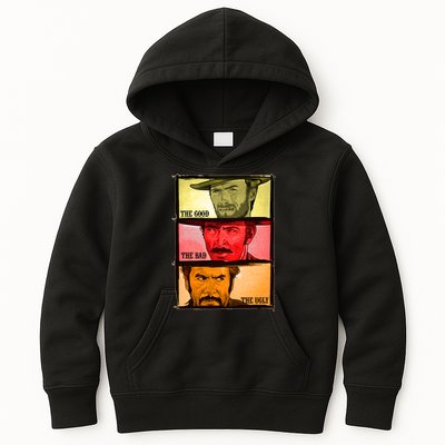 The Good, The Bad, & The Ugly Blondie, Tuco And Angle Eyes Kids Hoodie