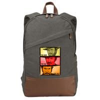 The Good, The Bad, & The Ugly Blondie, Tuco And Angle Eyes Cotton Canvas Backpack