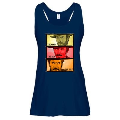 The Good, The Bad, & The Ugly Blondie, Tuco And Angle Eyes Ladies Essential Flowy Tank