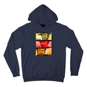 The Good, The Bad, & The Ugly Blondie, Tuco And Angle Eyes Tall Hoodie