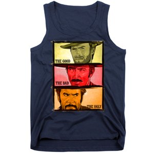 The Good, The Bad, & The Ugly Blondie, Tuco And Angle Eyes Tank Top