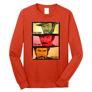 The Good, The Bad, & The Ugly Blondie, Tuco And Angle Eyes Long Sleeve Shirt