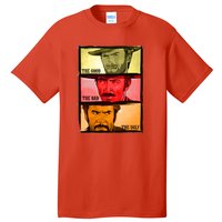 The Good, The Bad, & The Ugly Blondie, Tuco And Angle Eyes Tall T-Shirt