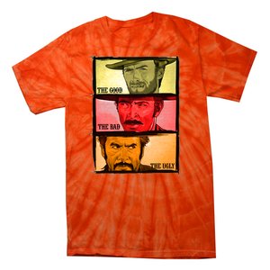 The Good, The Bad, & The Ugly Blondie, Tuco And Angle Eyes Tie-Dye T-Shirt