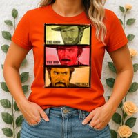 The Good, The Bad, & The Ugly Blondie, Tuco And Angle Eyes Womens T-Shirt