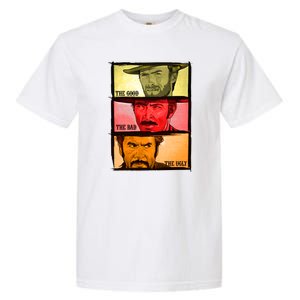 The Good, The Bad, & The Ugly Blondie, Tuco And Angle Eyes Garment-Dyed Heavyweight T-Shirt