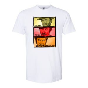 The Good, The Bad, & The Ugly Blondie, Tuco And Angle Eyes Softstyle CVC T-Shirt