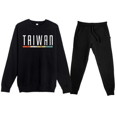 Taiwan Gift Premium Crewneck Sweatsuit Set