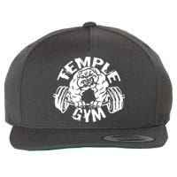 Temple Gym Wool Snapback Cap