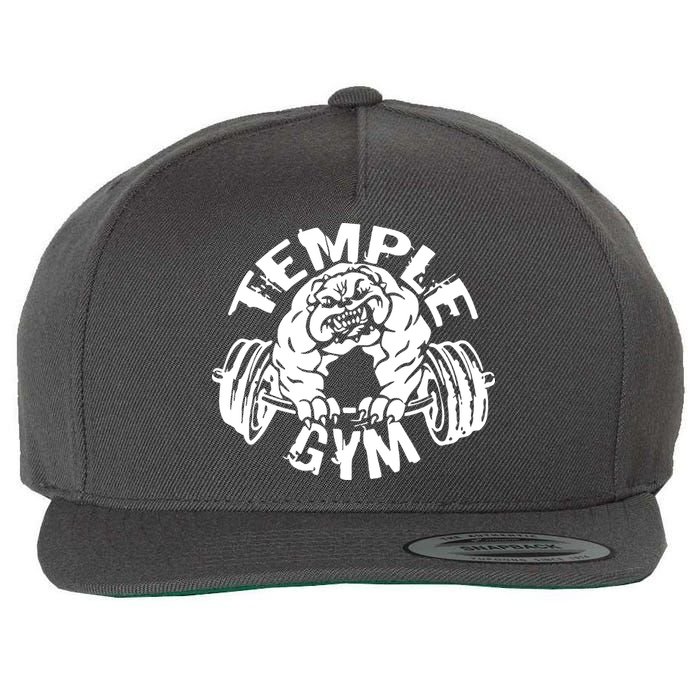 Temple Gym Wool Snapback Cap