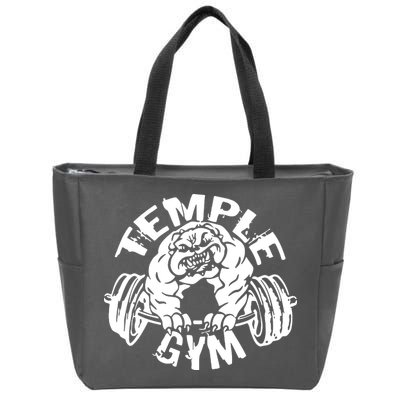 Temple Gym Zip Tote Bag