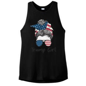 Trump Girl Trump 2024 Election Gifts Ladies PosiCharge Tri-Blend Wicking Tank