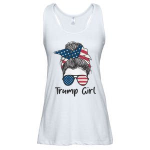 Trump Girl Trump 2024 Election Gifts Ladies Essential Flowy Tank