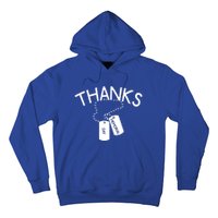 Thanks Gift Thank You Honor The Soldiers Memorial Day Meaningful Gift Hoodie