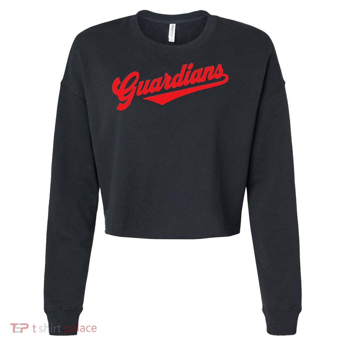 Team Guardians Cropped Pullover Crew