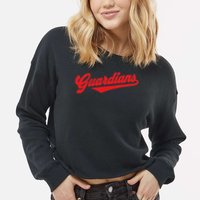 Team Guardians Cropped Pullover Crew