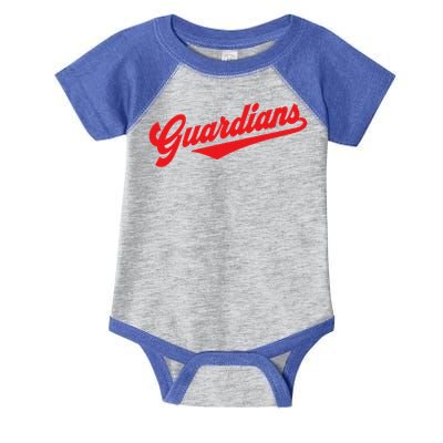 Team Guardians Infant Baby Jersey Bodysuit