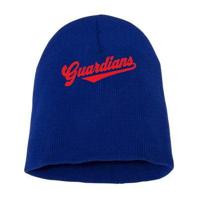 Team Guardians Short Acrylic Beanie