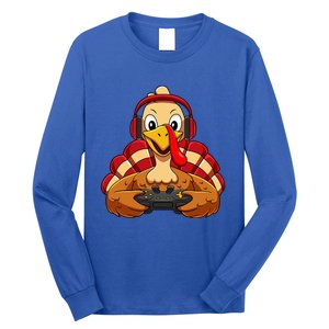 Thanksgiving Gamer Turkey Video Games Long Sleeve Shirt