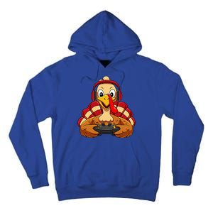 Thanksgiving Gamer Turkey Video Games Tall Hoodie