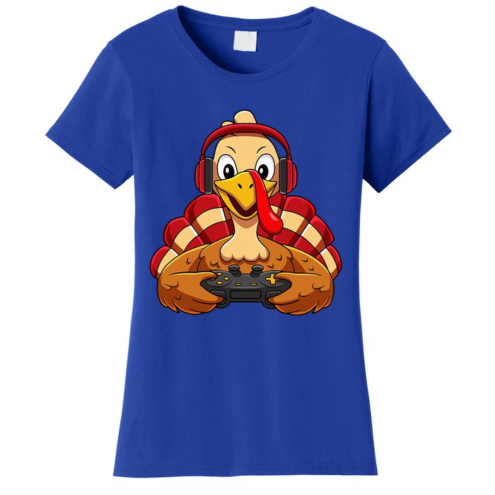 Thanksgiving Gamer Turkey Video Games Women's T-Shirt