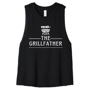 THE GRILLFATHER Women's Racerback Cropped Tank