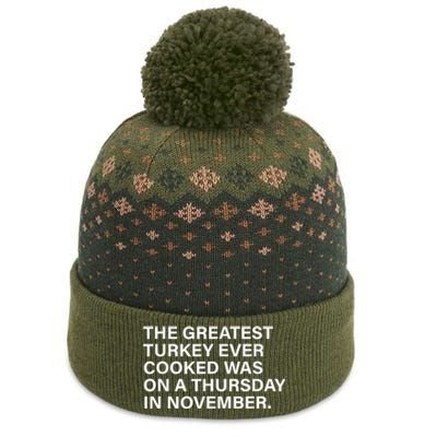 The Greatest Turkey Ever Cooked Was On A Thursday The Baniff Cuffed Pom Beanie