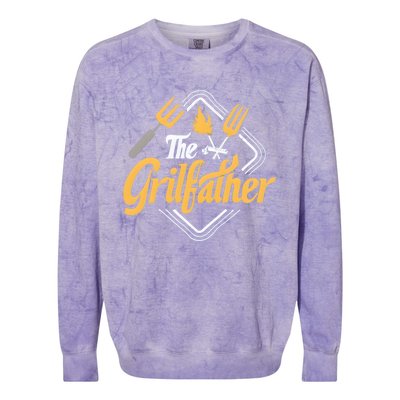 The Grillfather Colorblast Crewneck Sweatshirt