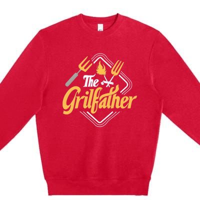 The Grillfather Premium Crewneck Sweatshirt