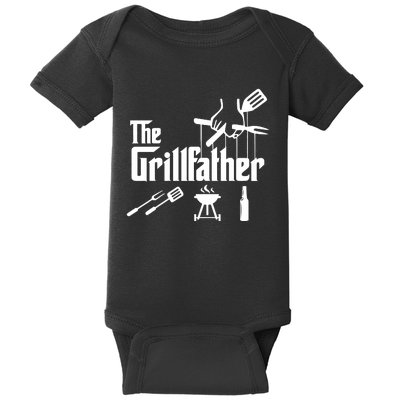 The Grillfather The Grilling Dad Baby Bodysuit